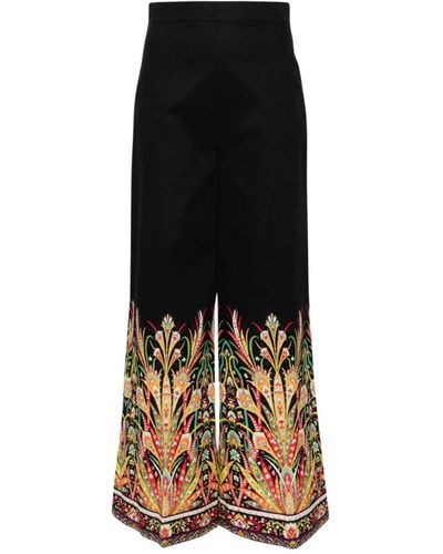 Etro Wide Trousers - Brown