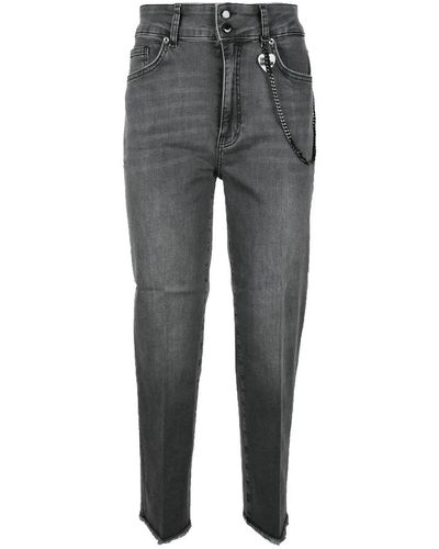 Love Moschino Slim-Fit Jeans - Grey