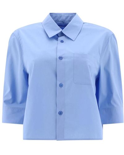 Marni Camicia corta in cotone - Blu