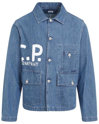 C.P. Company Denim Jackets - Blue