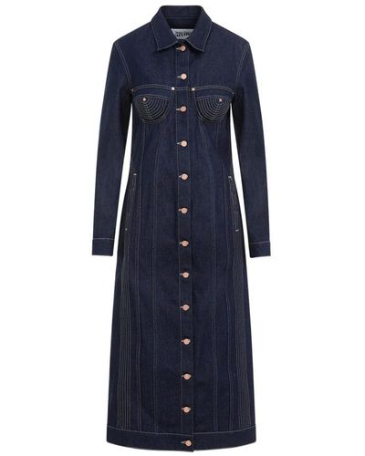 Jean Paul Gaultier Dresses > day dresses > maxi dresses - Bleu