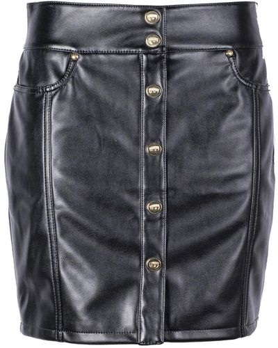 Chiara Ferragni Leather skirts - Grau