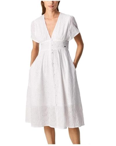 Pepe Jeans Day Dresses - White