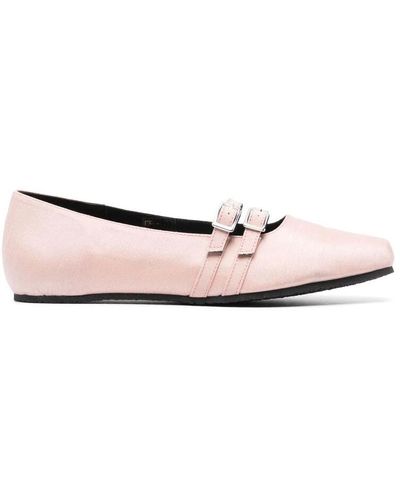 Paloma Wool Blush rosa leder ballerinas - Pink