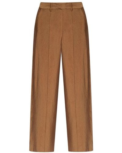 Cult Gaia Trousers > straight trousers - Marron
