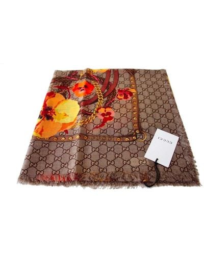 Gucci Winter Scarves - Brown