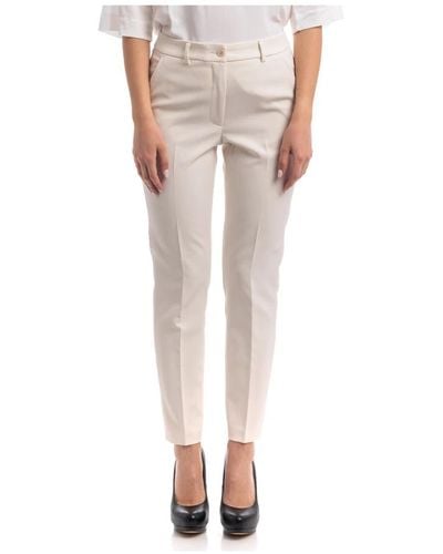 Seventy Trousers > slim-fit trousers - Rose