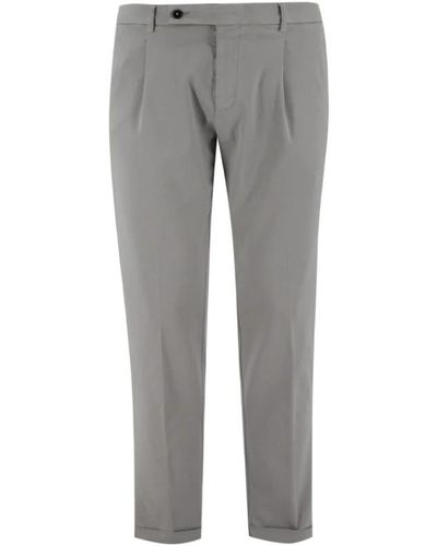 Berwich Slim-Fit Trousers - Grey