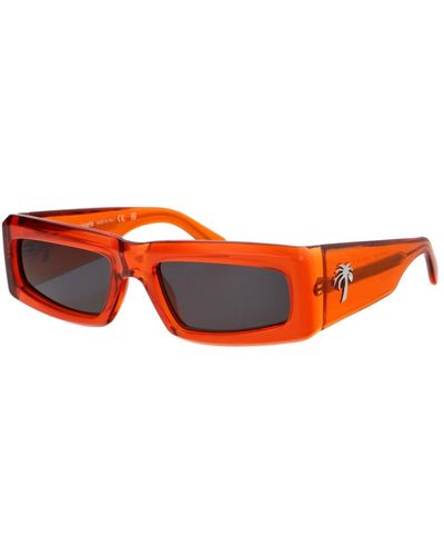 Palm Angels Occhiali da sole yreka - eyewear elegante per protezione solare - Arancione