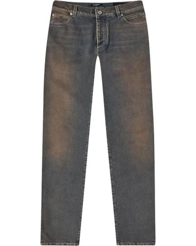 Balmain Vintage verwaschene denim jeans - Grau