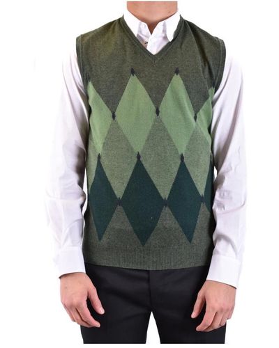 Kangra Sleeveless Knitwear - Green