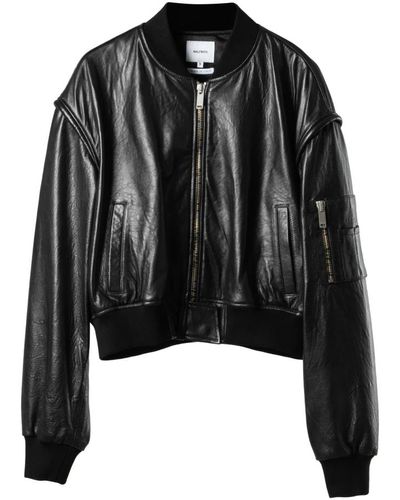 Halfboy Jackets > leather jackets - Noir