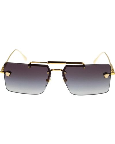 Versace Stilvolle sonnenbrille mit verlaufsgläsern - Gelb
