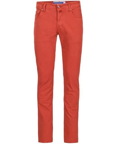 Jacob Cohen Slim-Fit Pants - Red