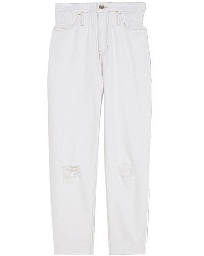 Liu Jo Weite Passform Denim Jeans - Weiß