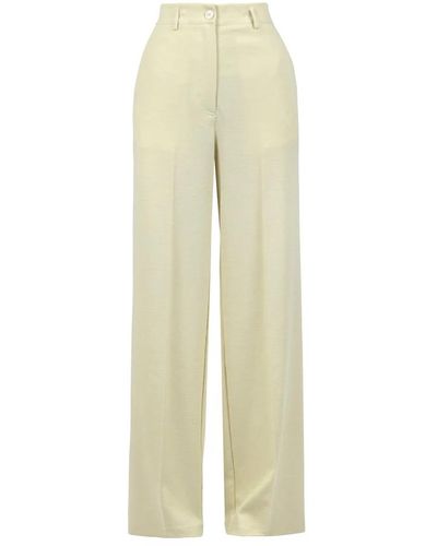 Jucca Cropped Trousers - Yellow