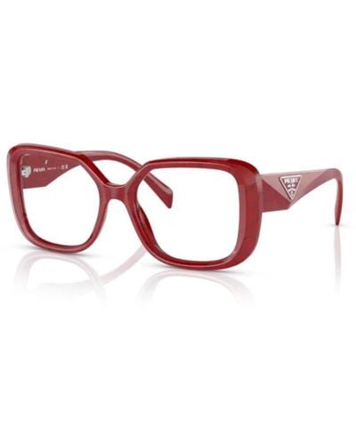 Prada Glasses - Red