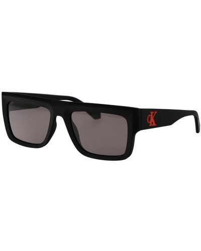 Calvin Klein Stylische sonnenbrille ckj23642s - Schwarz