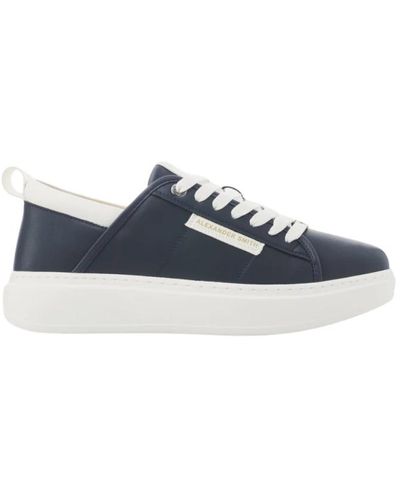 Alexander Smith Shoes > sneakers - Bleu