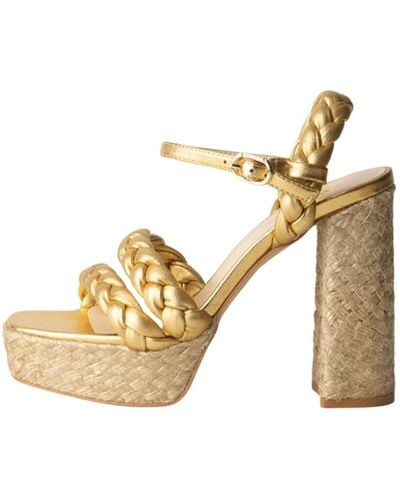 Twin Set High Heel Sandals - Metallic