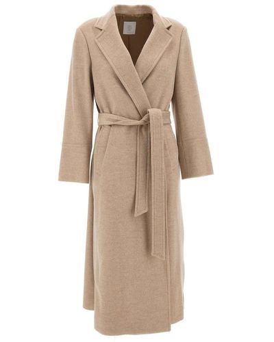 Eleventy Trench Coats - Natural