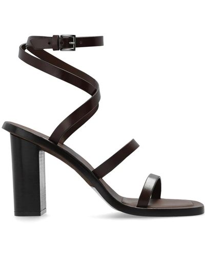 Max Mara Shoes > sandals > high heel sandals - Noir