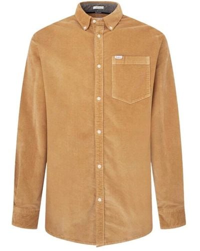 Pepe Jeans Casual Shirts - Brown