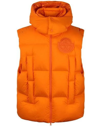Moncler Jackets > vests - Orange