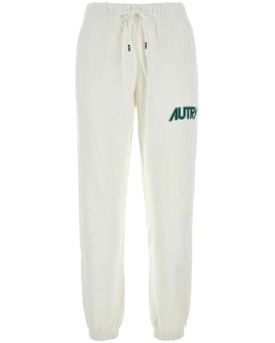 Autry Trousers > sweatpants - Blanc