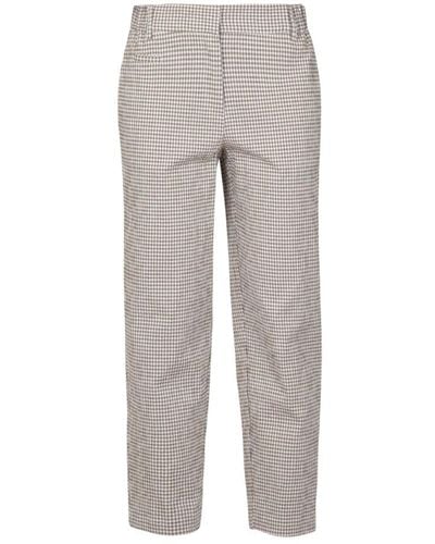 Ottod'Ame Straight Trousers - Grey