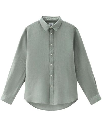 Woolrich Casual Shirts - Grey
