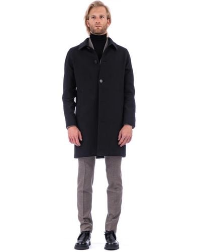 Lardini Single-Breasted Coats - Black