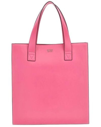 Guess Tote Bags - Pink