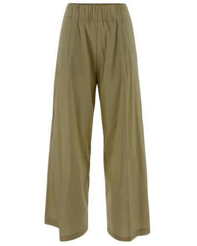 Semicouture Trousers > wide trousers - Vert