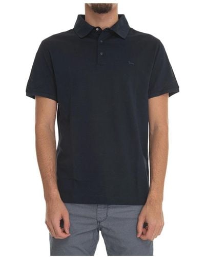 Harmont & Blaine Polo Shirts - Black