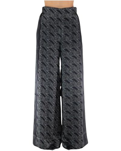 Casablancabrand Trousers > wide trousers - Gris