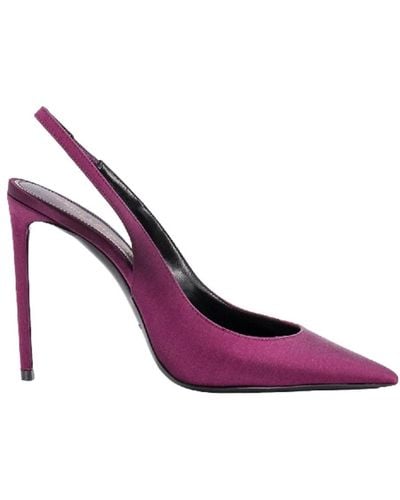 Saint Laurent Court Shoes - Purple