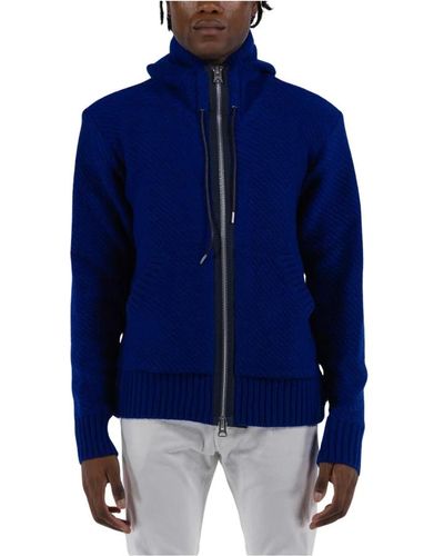 Sacai Sweatshirts & hoodies > zip-throughs - Bleu