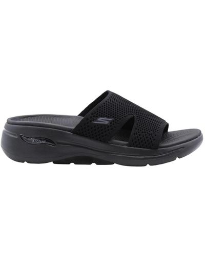 Skechers Shoes > flip flops & sliders > sliders - Noir