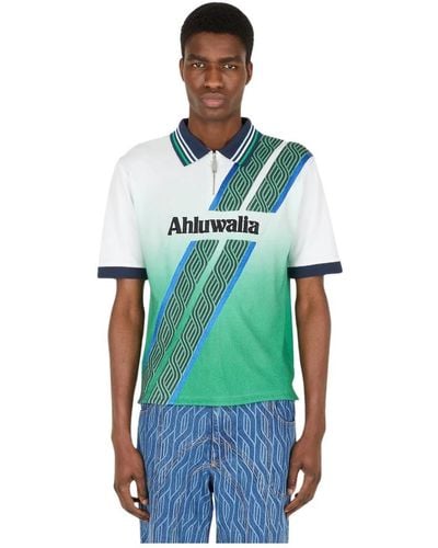 Ahluwalia Grafisches polo-shirt - Grün