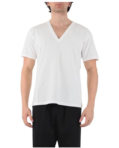 Mauro Grifoni Grifoni t-shirt 3 colli in cotone - Bianco