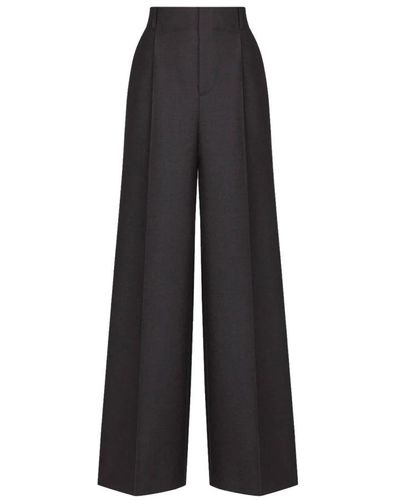 Dior Wide Trousers - Black