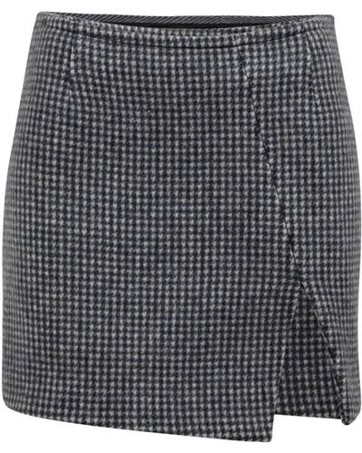 Douuod Woman Short Skirts - Grey