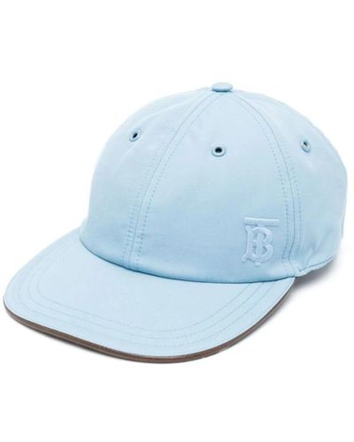 Burberry Monogram baseball cap - Blau
