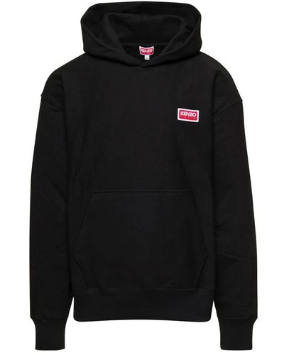 KENZO Schwarze oversized hoodie pullover