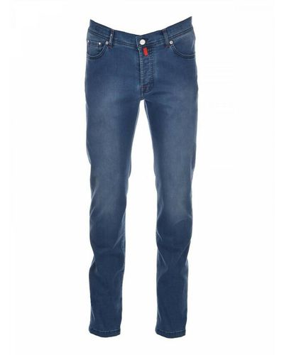 Kiton Jeans upnjsmj0772a0 - Bleu
