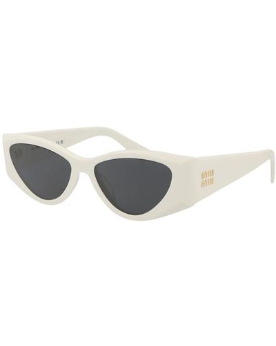 Miu Miu Stylische sonnenbrille mit 0mu 06ys design - Mettallic