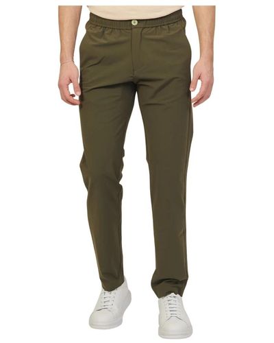 Suns Slim-Fit Trousers - Green