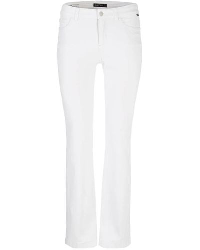 Marc Cain Jeans bianchi eleganti per donne - Bianco