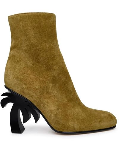 Palm Angels Heeled Boots - Green